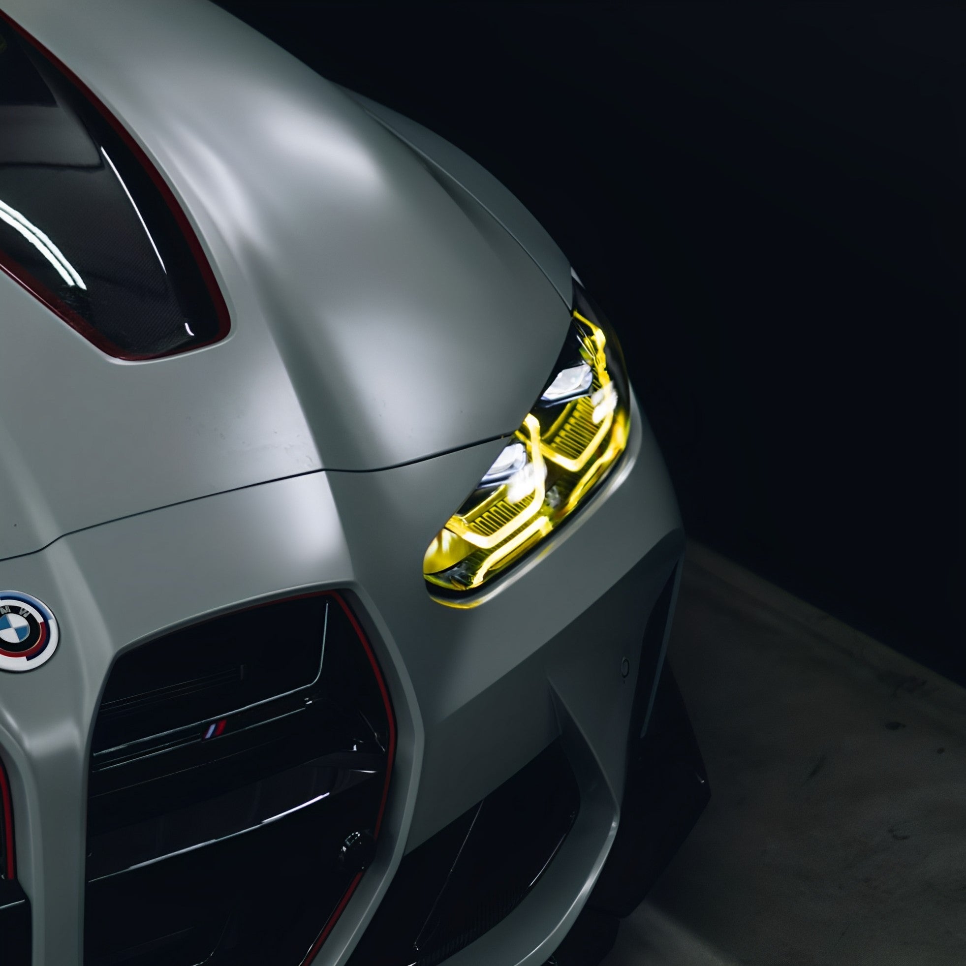 WSTN Performance Yellow BMW CSL DRL Illuminate your journey with WSTN Performance's BMW M3/M4/4 Series Yellow CSL DRL Daytime Running Lights LED Module Set, compatible with USA/UK/EU/AU models (G80/G81/G82/G83/G22). These premium DRL lamps offer enhanced visibility and a striking appearance. Upgrade to reliable daylight driving lights and transform your car's daytime running lights with our advanced DRL light for car solutions.