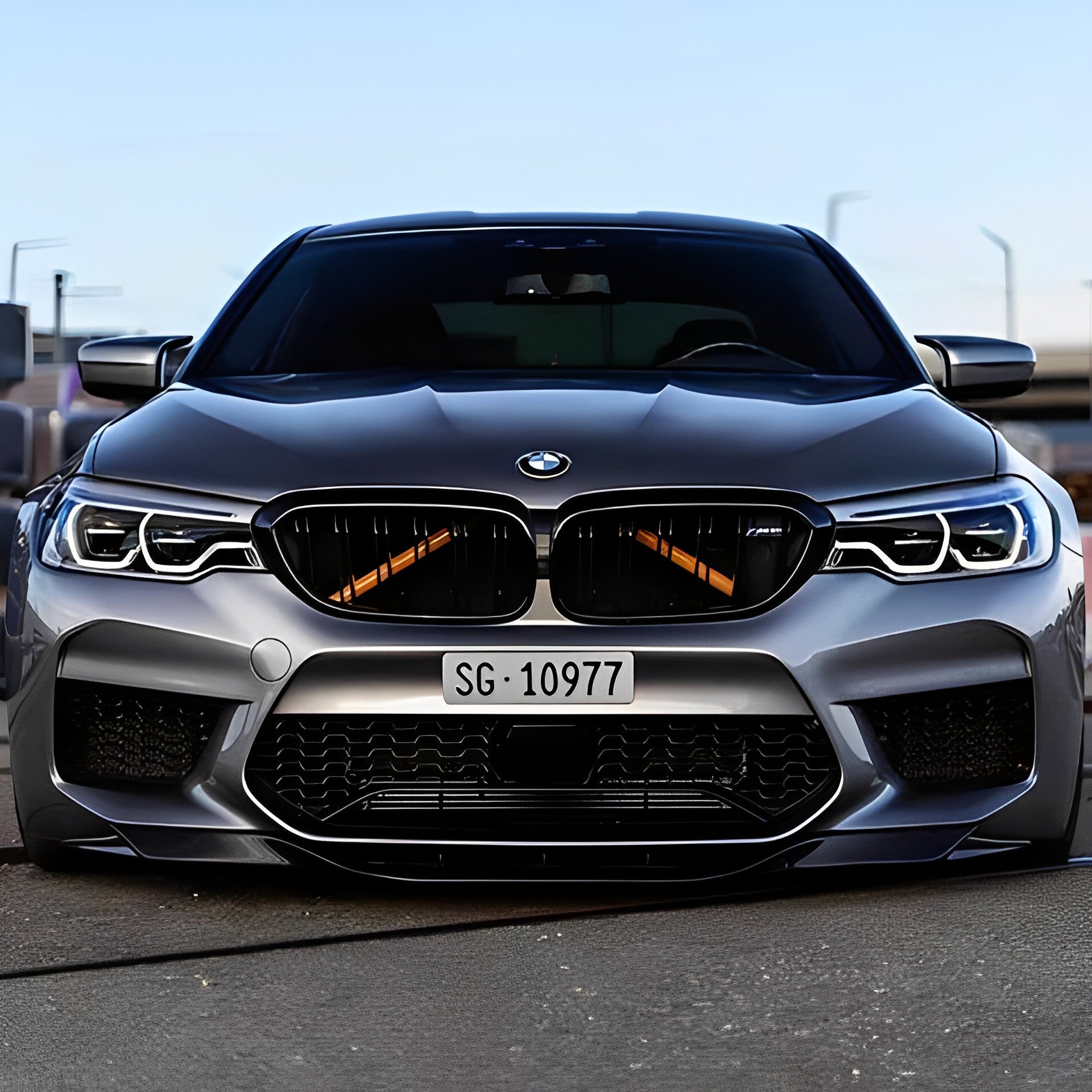 WSTN BMW Front Grille Strut V Brace Covers E / F / G Series