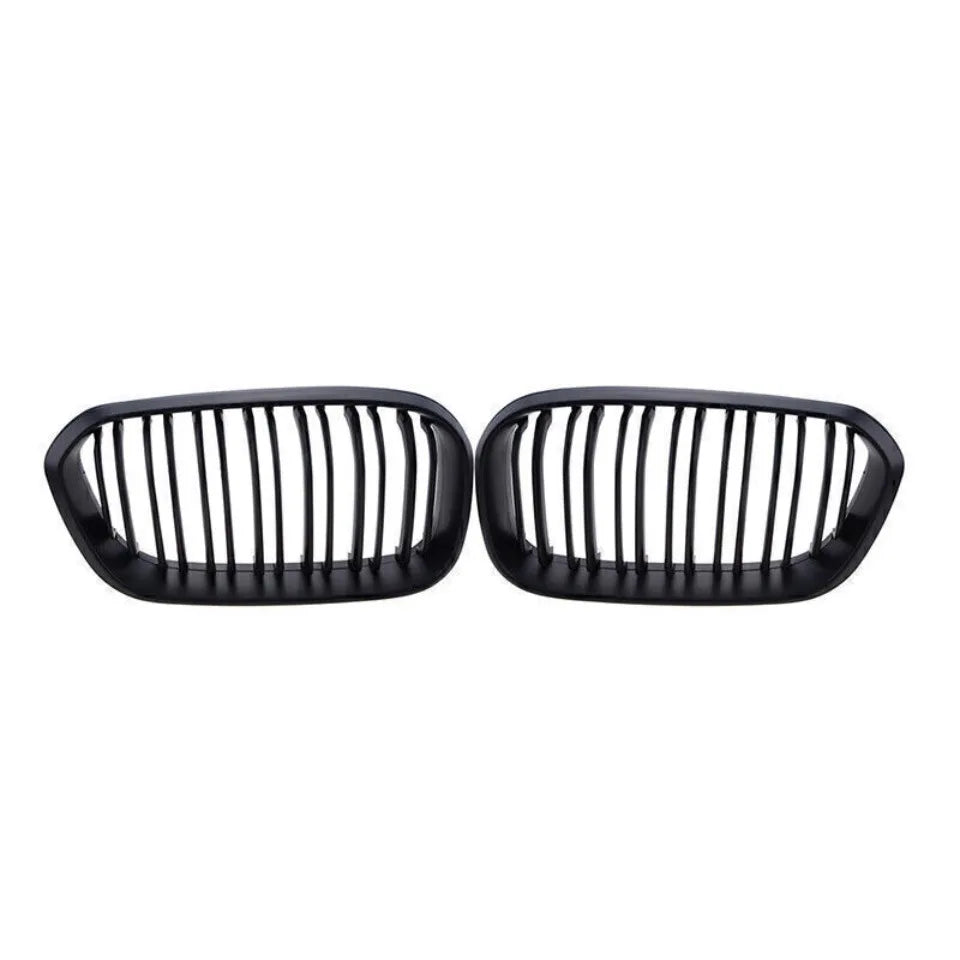 WSTN BMW 1 Series F20/F21 LCI Double-Slat Kidney Grilles Gloss Black 2015–2019 (Pair)
