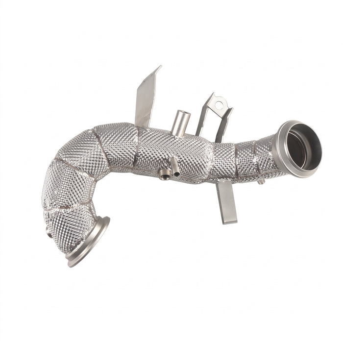 WSTN Performance Mercedes A45 CLA45 GLA45 M139 catless downpipe, product view