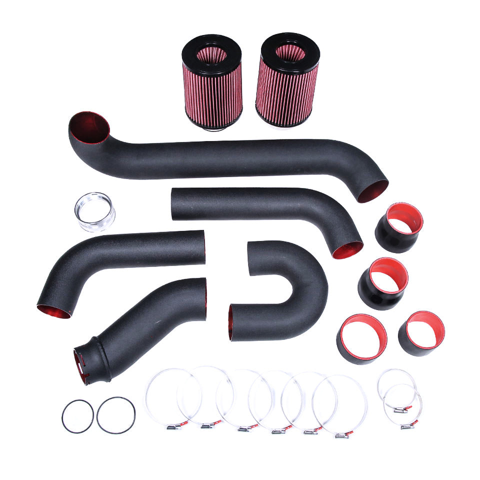 WSTN Performance BMW M3 M4 S58 cold air intake full kit with pipes, filters, silicone couplers and clamps