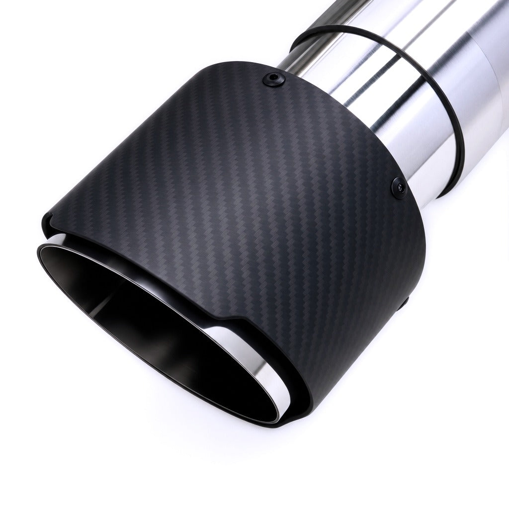 WSTN Performance Toyota GR Supra B58 3.0T catback A90, pipe bend and hanger mounting detail