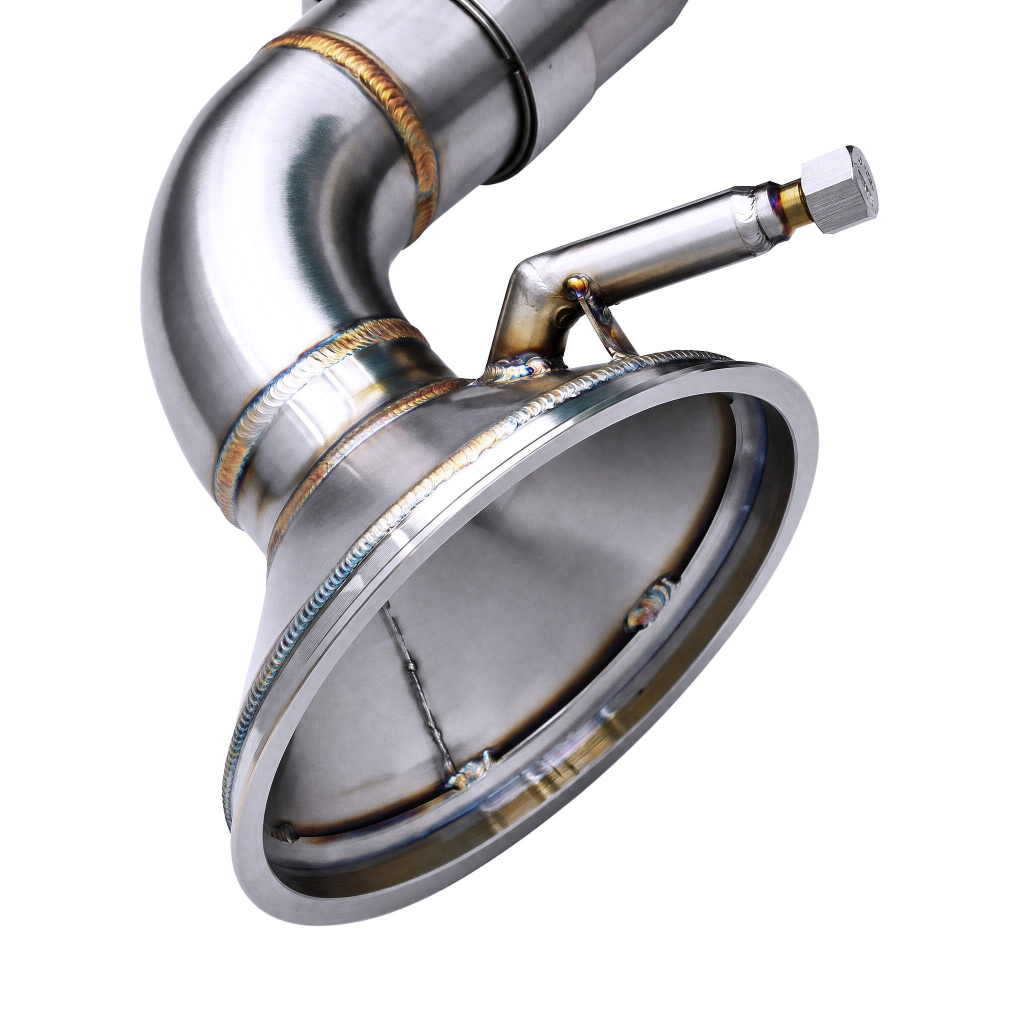 WSTN Performance Porsche 911 GT3 RS 9A1 4.0 NA Valved Catback 992 — oval outlet tip and TIG-welded flange detail