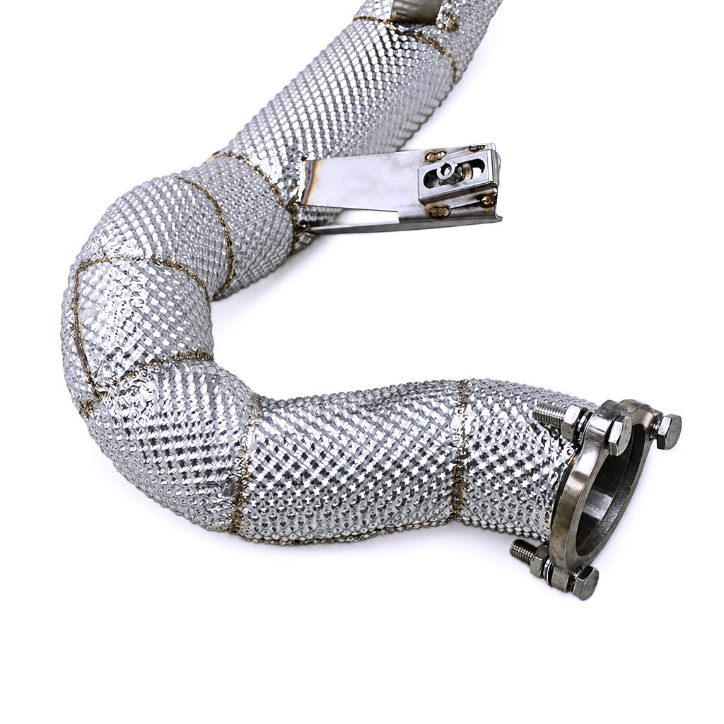 WSTN Performance Porsche Macan S/Turbo 95B.1 Catless Downpipe TIG weld seam detail