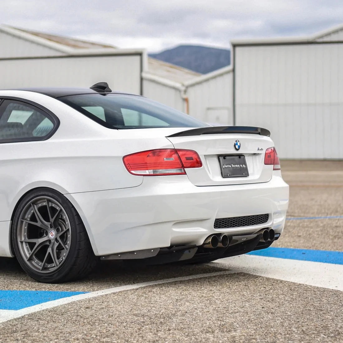 WSTN BMW M3/335i 'M' Style Carbon Fibre Rear Boot/Trunk Spoiler (E92)