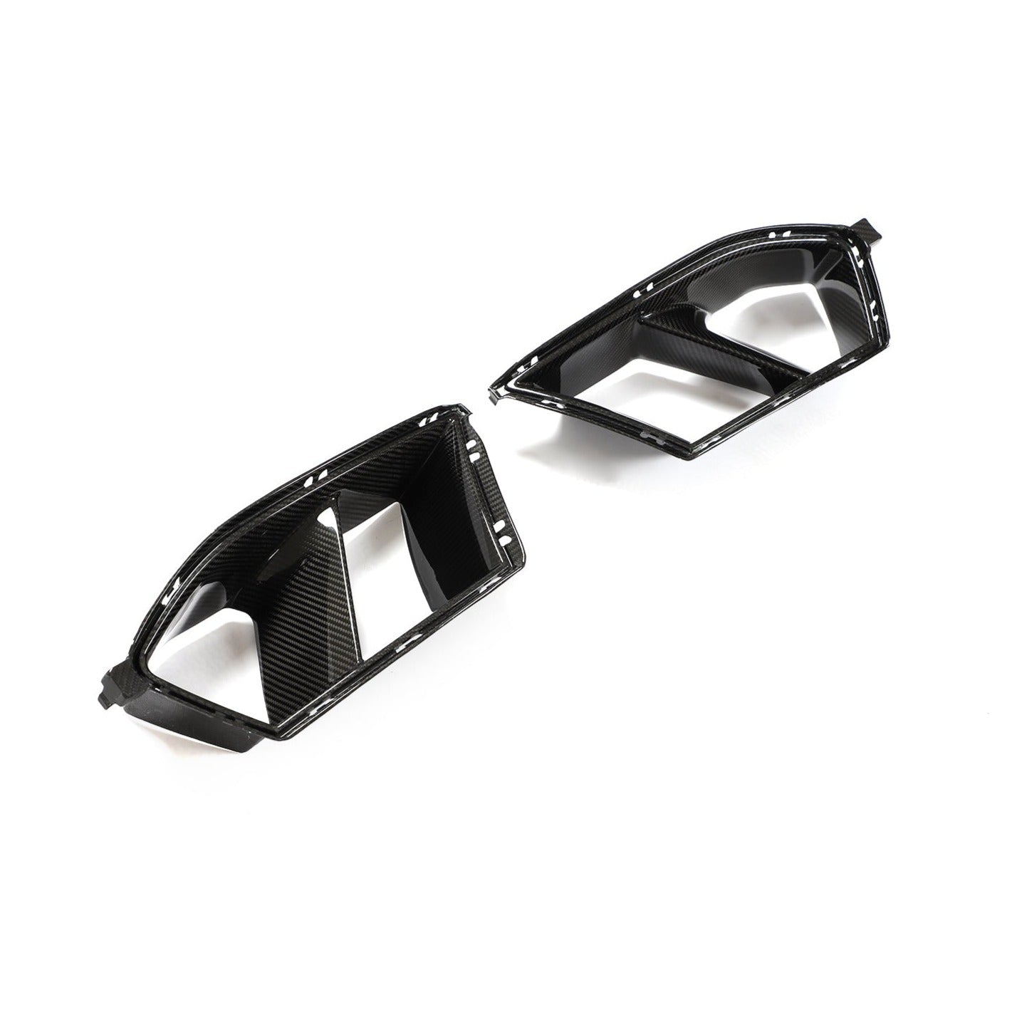 WSTN BMW 'MP' Style Front Air Duct Inlet Set In Dry Carbon Fibre (G80/