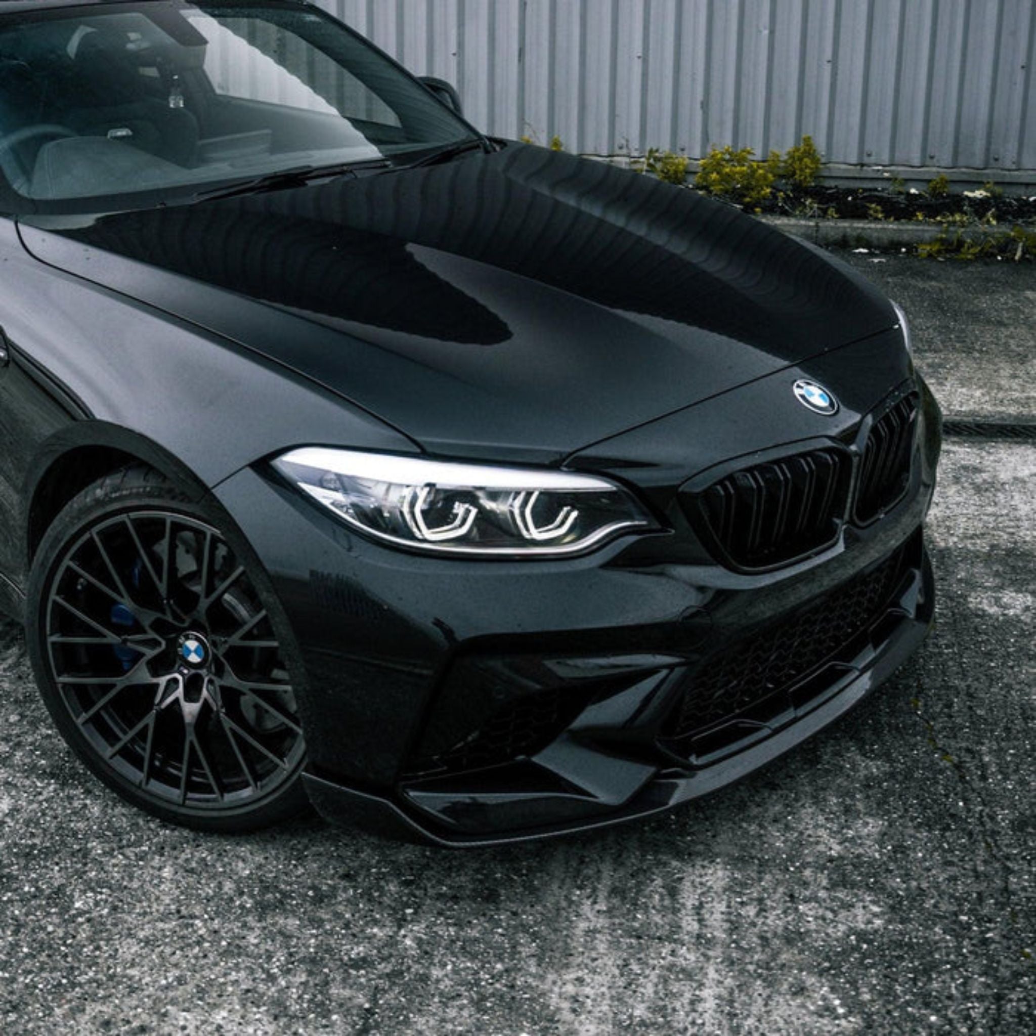 WSTN BMW M2 F87 Competition Pre Preg Dry Carbon Fiber Front Splitter (F87 LCI)