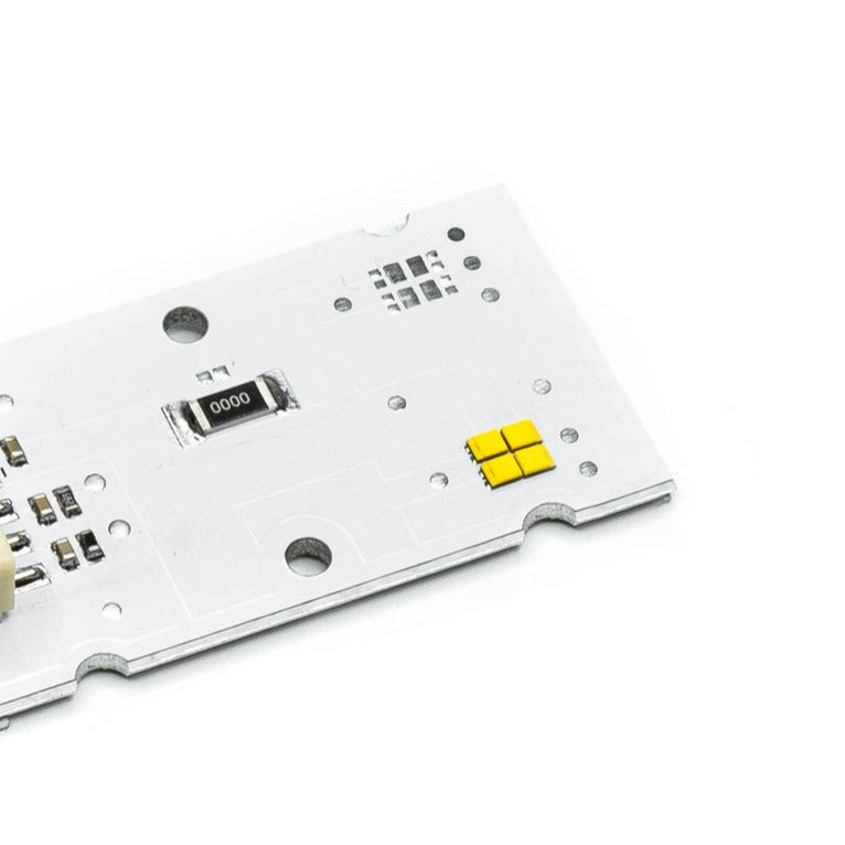 Daytime Running Light (DRL) boards by WSTN Performance, designed to turn car headlights yellow, displayed on a white background.