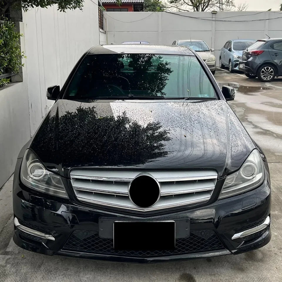 WSTN Mercedes C-Class W204 AMG Style GTR Front Grille Gloss Black 2008–2014 (C180/C200/C230/C250/C280/C300/C350)