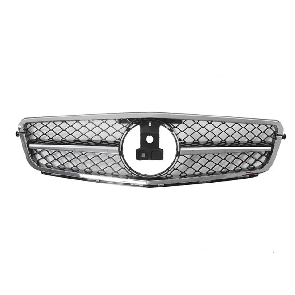 WSTN Mercedes C-Class W204 AMG Style GTR Front Grille Gloss Black 2008–2014 (C180/C200/C230/C250/C280/C300/C350)