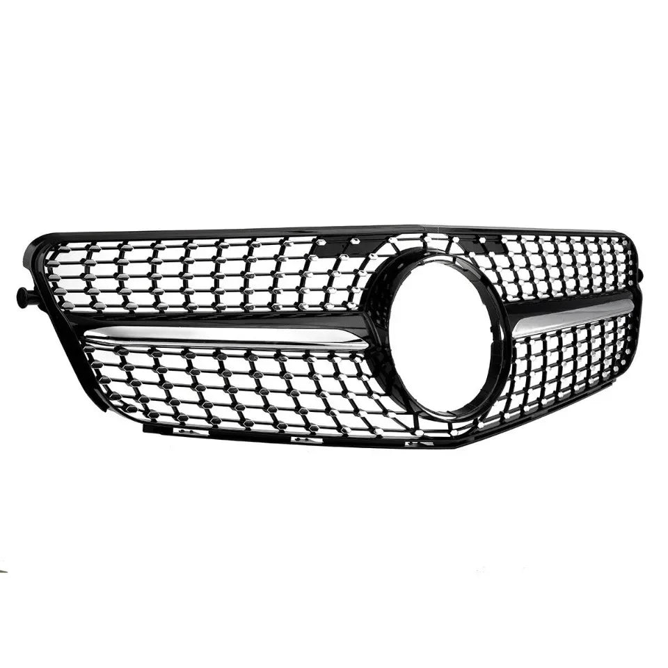 WSTN Mercedes C-Class W204 AMG Style GTR Front Grille Gloss Black 2008–2014 (C180/C200/C230/C250/C280/C300/C350)
