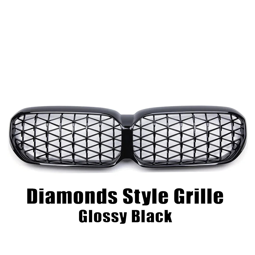 WSTN BMW 5 Series G30/G31 Dual-Slat Front Grille Gloss Black 2021–2023 (Upper Grille)