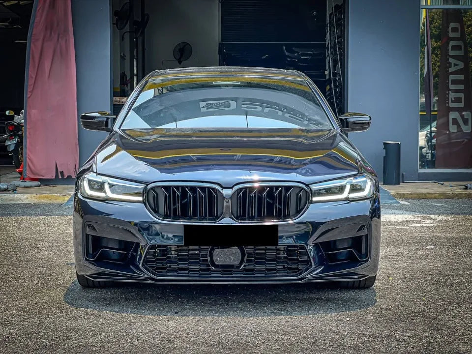 WSTN BMW 5 Series G30/G31 Dual-Slat Front Grille Gloss Black 2021–2023 (Upper Grille)