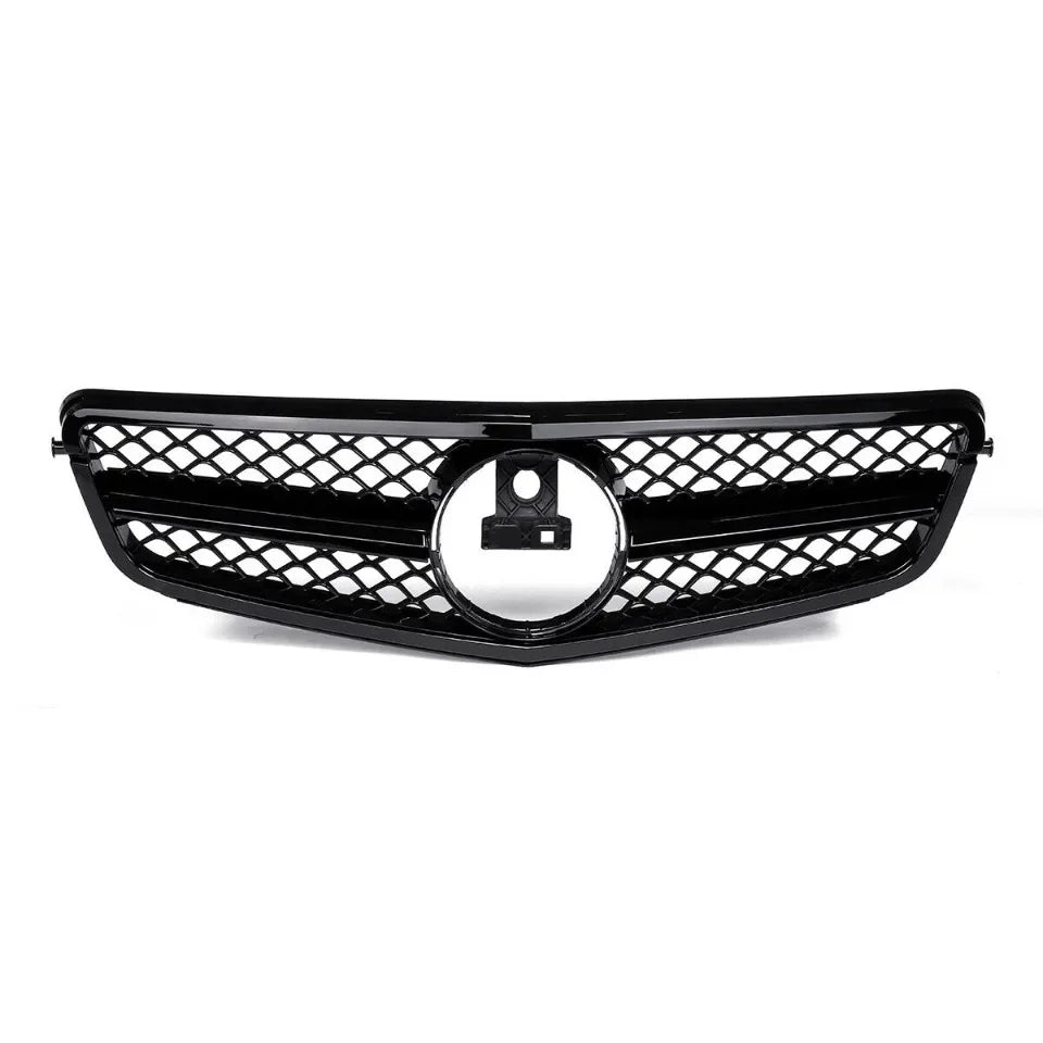 WSTN Mercedes C-Class W204 AMG Style GTR Front Grille Gloss Black 2008–2014 (C180/C200/C230/C250/C280/C300/C350)