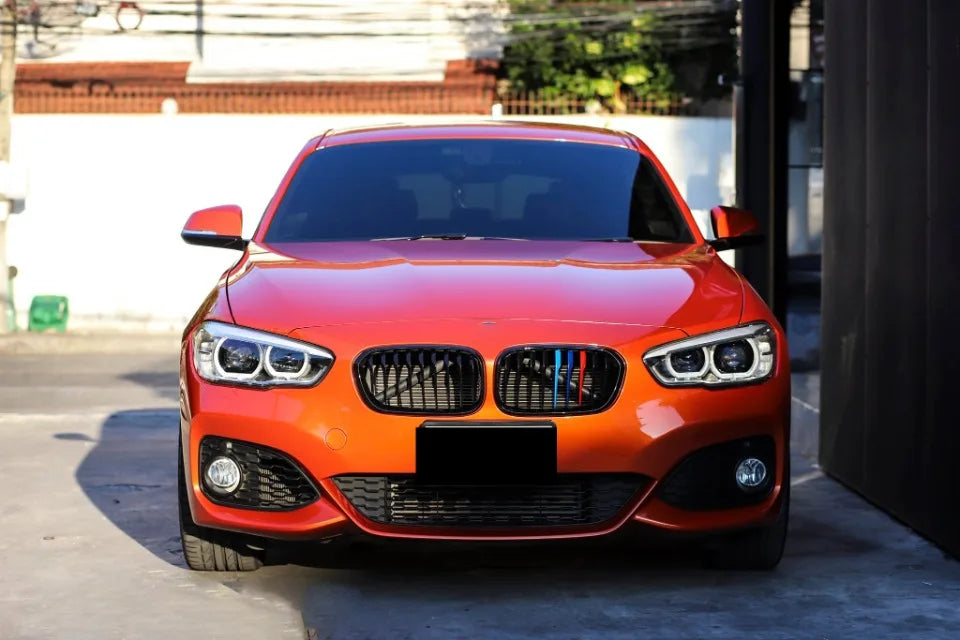 WSTN BMW 1 Series F20/F21 LCI Double-Slat Kidney Grilles Gloss Black 2015–2019 (Pair)