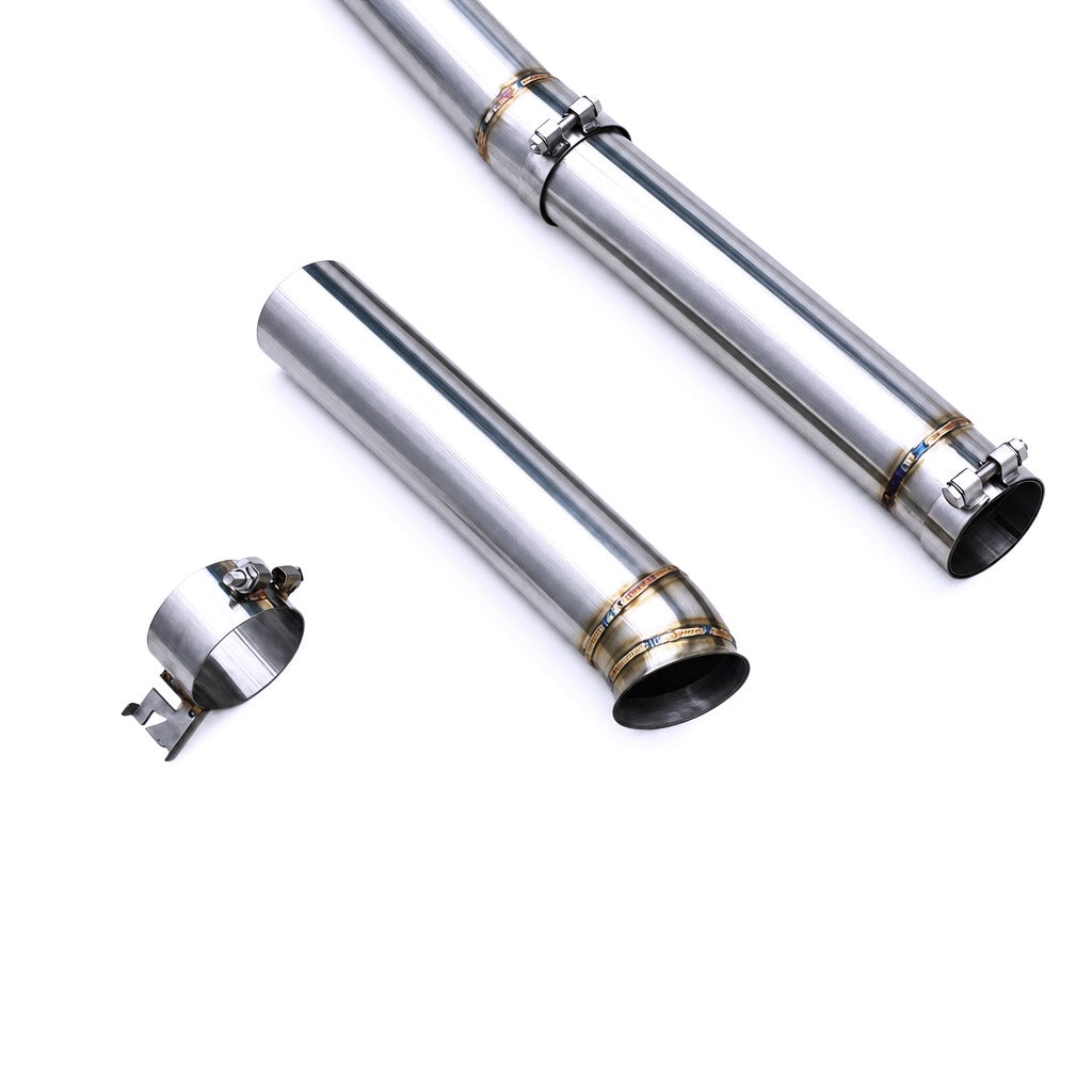 WSTN Performance BMW 540i G38 B58 3.0T catback, T304 stainless steel pipe detail