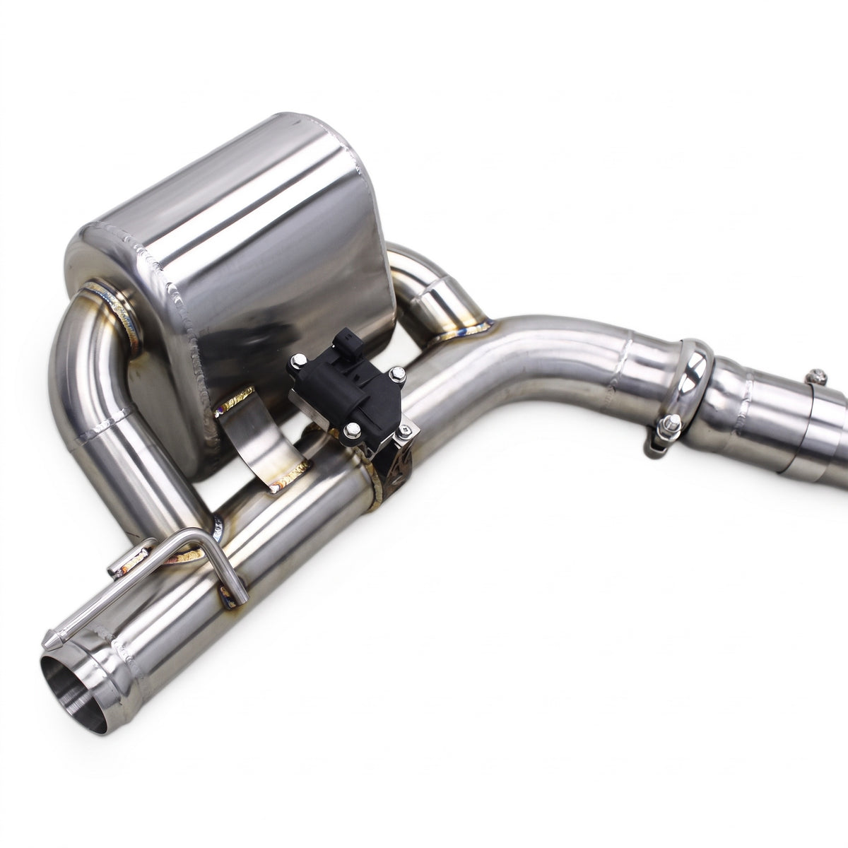 WSTN Performance Dodge Challenger SRT Hellcat ESD LA valved catback exhaust, one rear section with muffler, valve and outlet