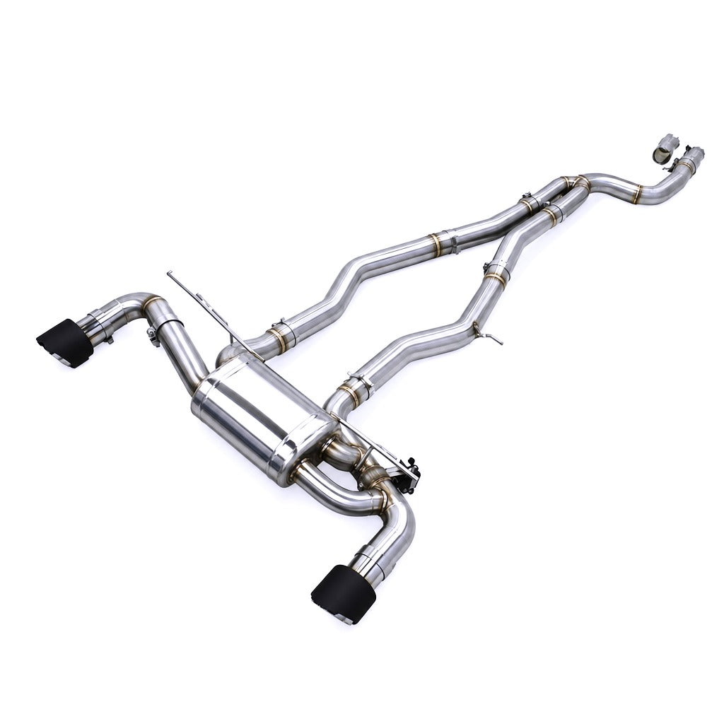 WSTN Performance Toyota GR Supra B58 3.0T catback exhaust, T304 stainless steel pipe detail