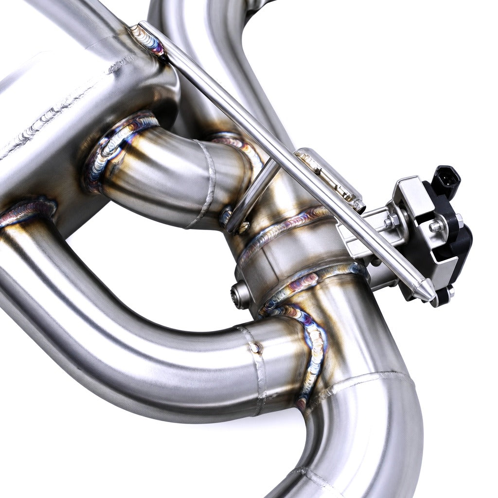 WSTN Performance Toyota GR Supra A91 B58 catback exhaust, valve actuator and resonator section