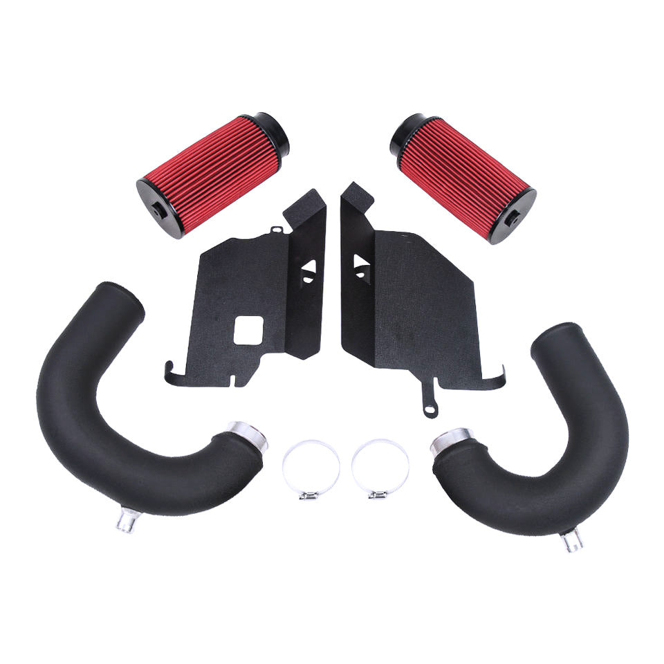 WSTN Performance Mercedes-AMG C63 GLC63 M177 cold air intake full kit with filters, heat shields, pipes and clamps