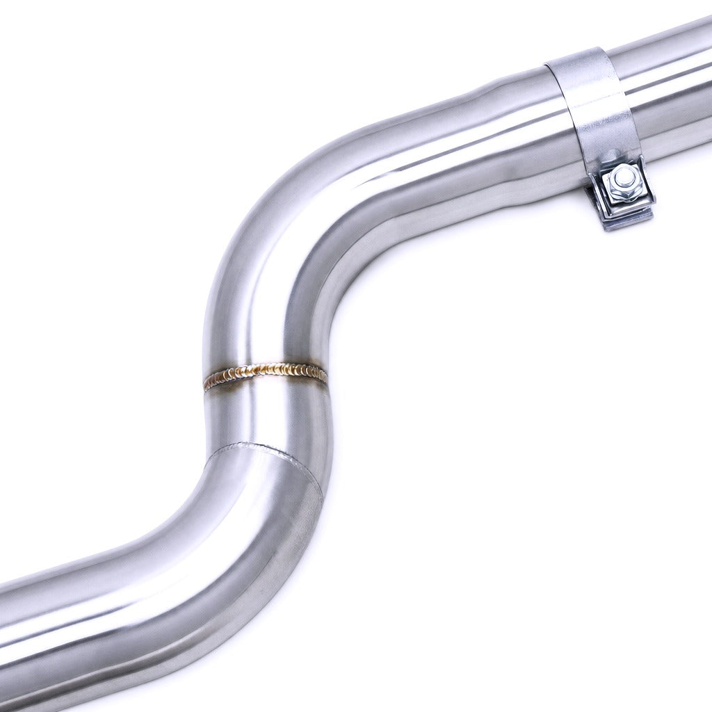 WSTN Performance Mercedes M278 4.7TT catless downpipes W218 W212, full system layout flat lay