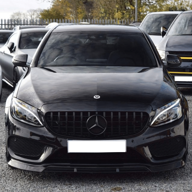 Mercedes AMG Gloss Black Panamericana Style Grille for C Class 2015-2018 C205/W205/A205/S205