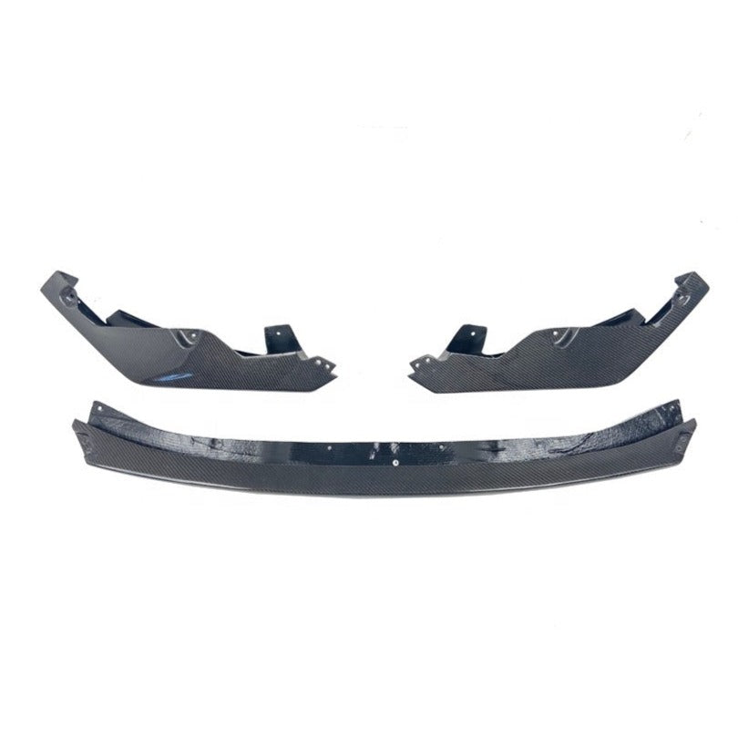 WSTN BMW 'VOR' Style 3 Piece Front Splitter In Dry Carbon Fibre (G80/G82/G83)