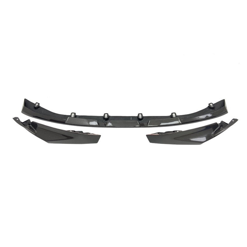 WSTN BMW 'MP' Style 3 Piece Front Splitter In Dry Carbon Fibre (G80/G82/G83)